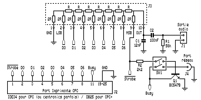 Schéma de principe de la SoundplayerNG