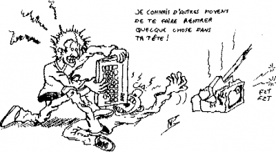 Je vais te faire cracher le morceau ! Je vais te faire cracher le morceau !